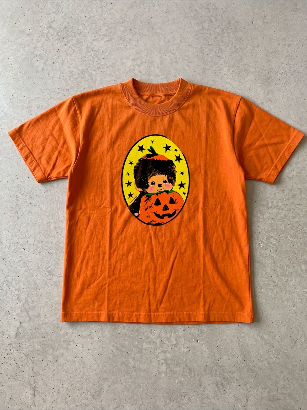 Monchhichi Halloween Pumpkin Orange Graphic T-Shirt